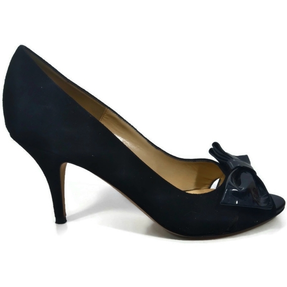 kate spade Shoes - SS585 EUC Kate Spade suede peep toe pumps size 8